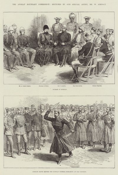 La Comisión de Fronteras de Afganistán de William Crimea Simpson